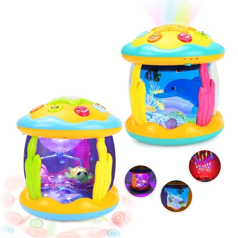Jouet Aquarium Musical avec Projecteur de Lumière Bambino