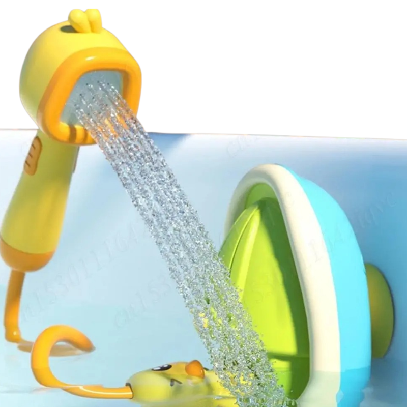 Jouet de Bain Bébé – Canards Ludiques avec Douchette et Bateau