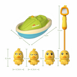 Jouet de Bain Bébé – Canards Ludiques avec Douchette et Bateau