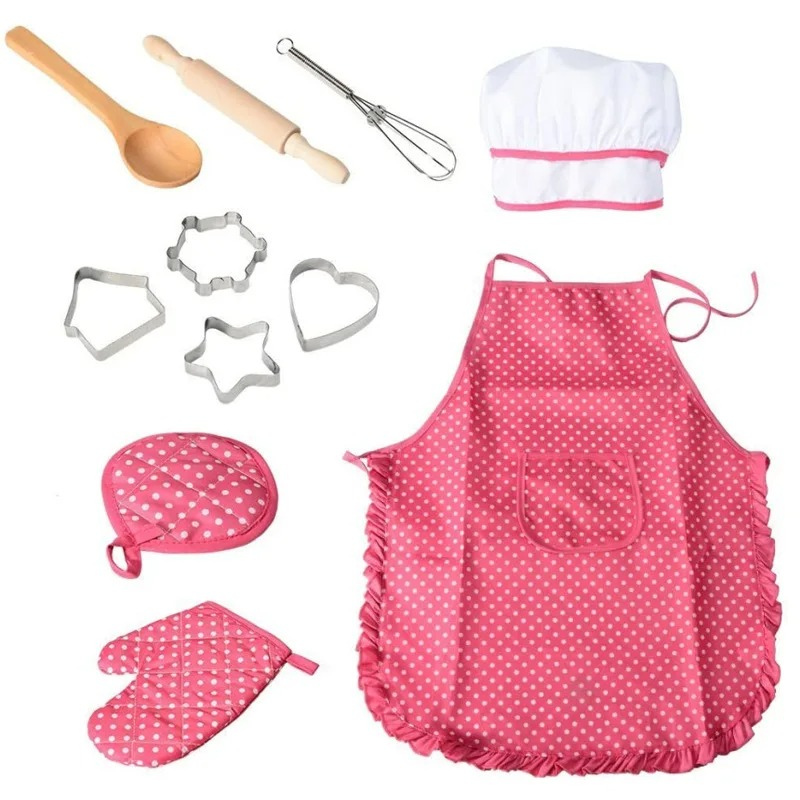 Kit Accessoires de Cuisine + Tablier Enfant Bambino