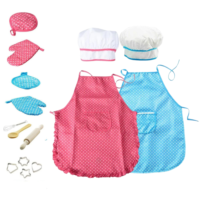 Kit Accessoires de Cuisine + Tablier Enfant Bambino