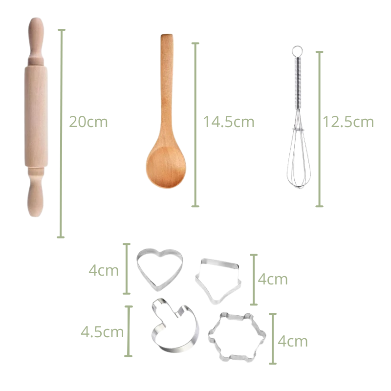 Kit Accessoires de Cuisine + Tablier Enfant Bambino