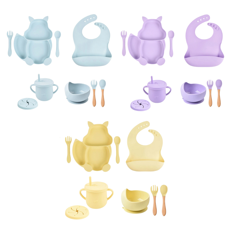 Kit Repas en Silicone pour Bébé
