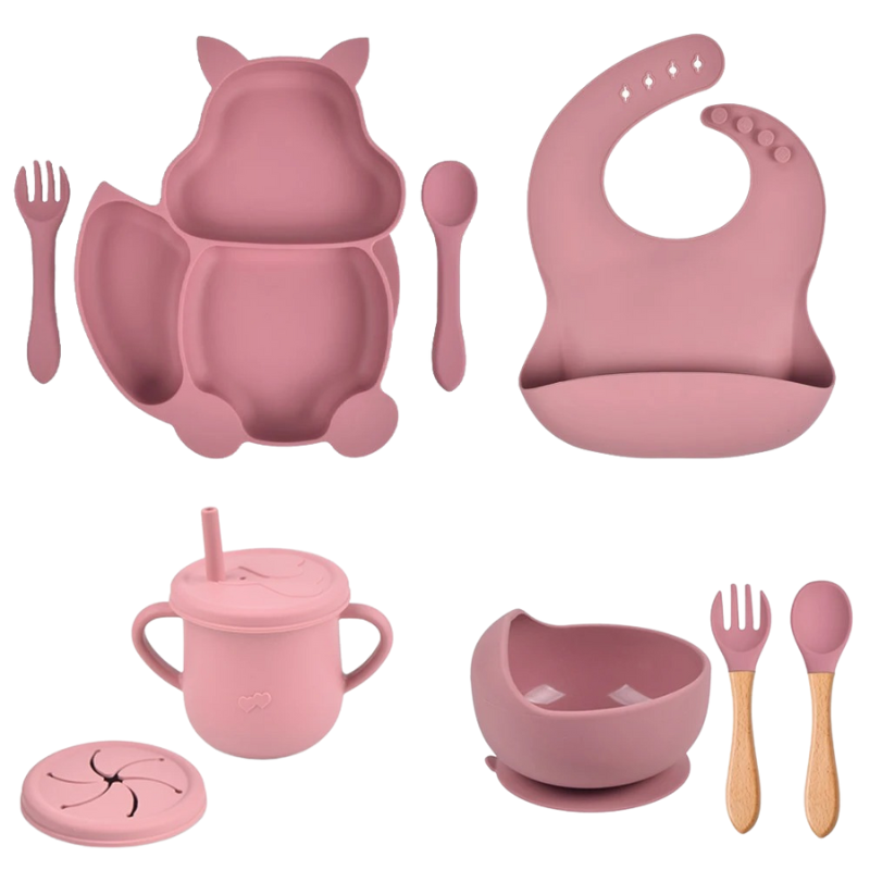 Kit Repas en Silicone pour Bébé