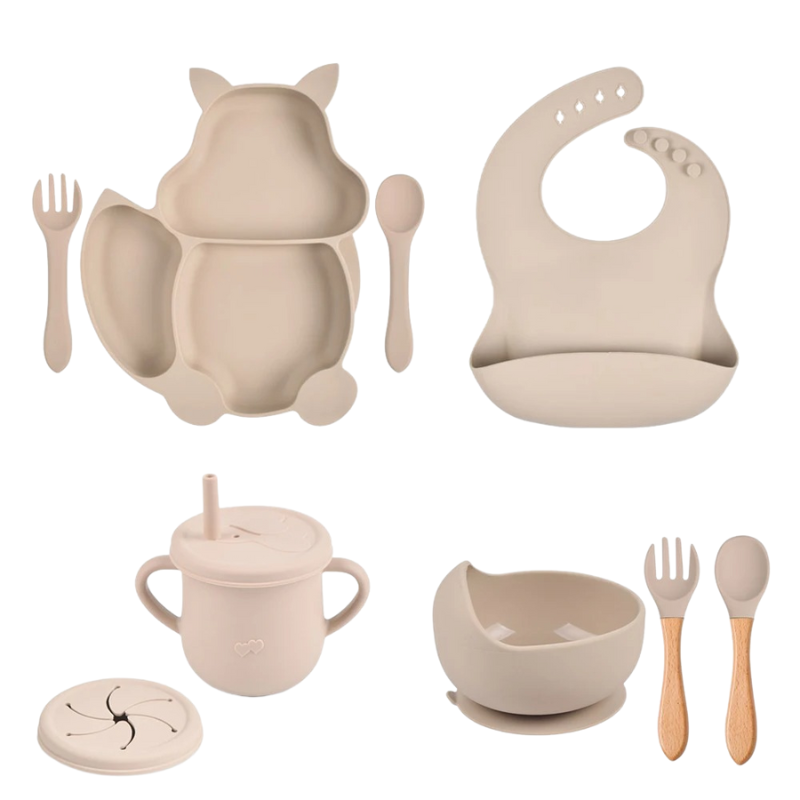 Kit Repas en Silicone pour Bébé