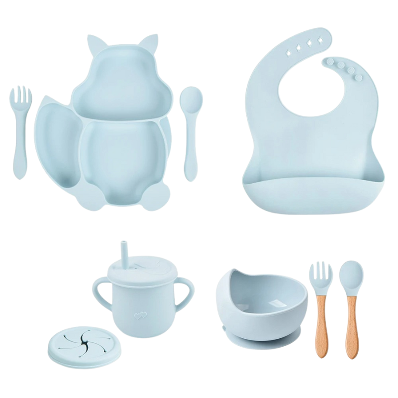 Kit Repas en Silicone pour Bébé