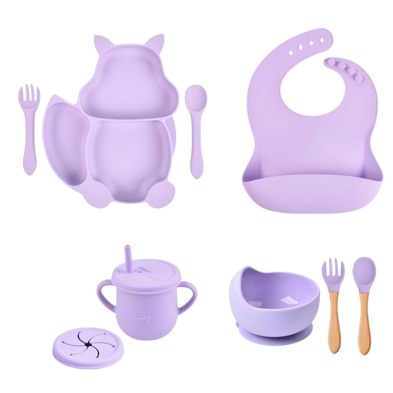 Kit Repas en Silicone pour Bébé