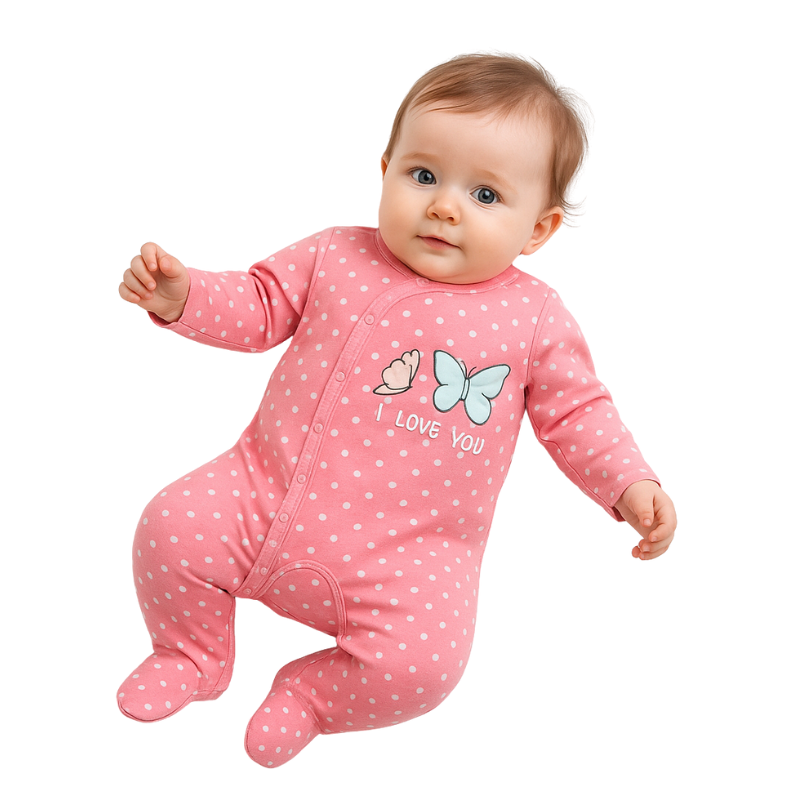 Lot de 3 Pyjamas Grenouillères pour Nouveau-né – Confort Absolu Jour et Nuit