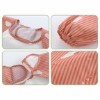 Lot de 3 Bavoirs Tablier Imperméables pour Bébé et Enfant