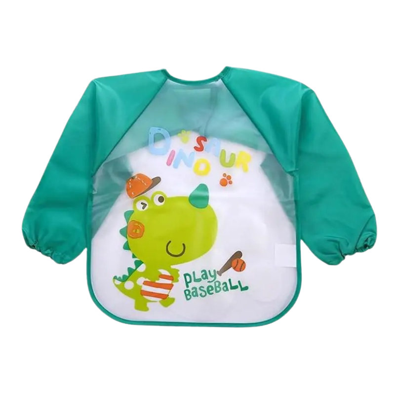 Lot de 3 Bavoirs Tablier Imperméables pour Bébé et Enfant