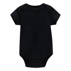 Lot de 3 Bodies Bébé Unis Unisexes à Manches Courtes – 100% Coton Doux