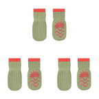 Lot de 3 Paires de Chaussettes Antidérapantes Mi-Mollet Pour Bébé