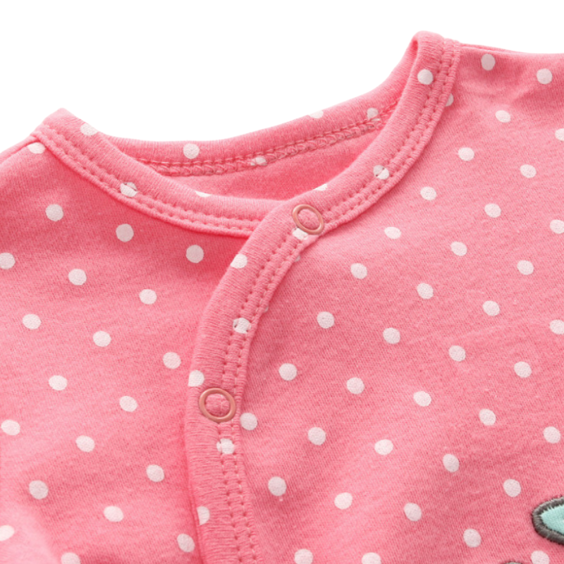 Lot de 3 Pyjamas Grenouillères pour Nouveau-né – Confort Absolu Jour et Nuit