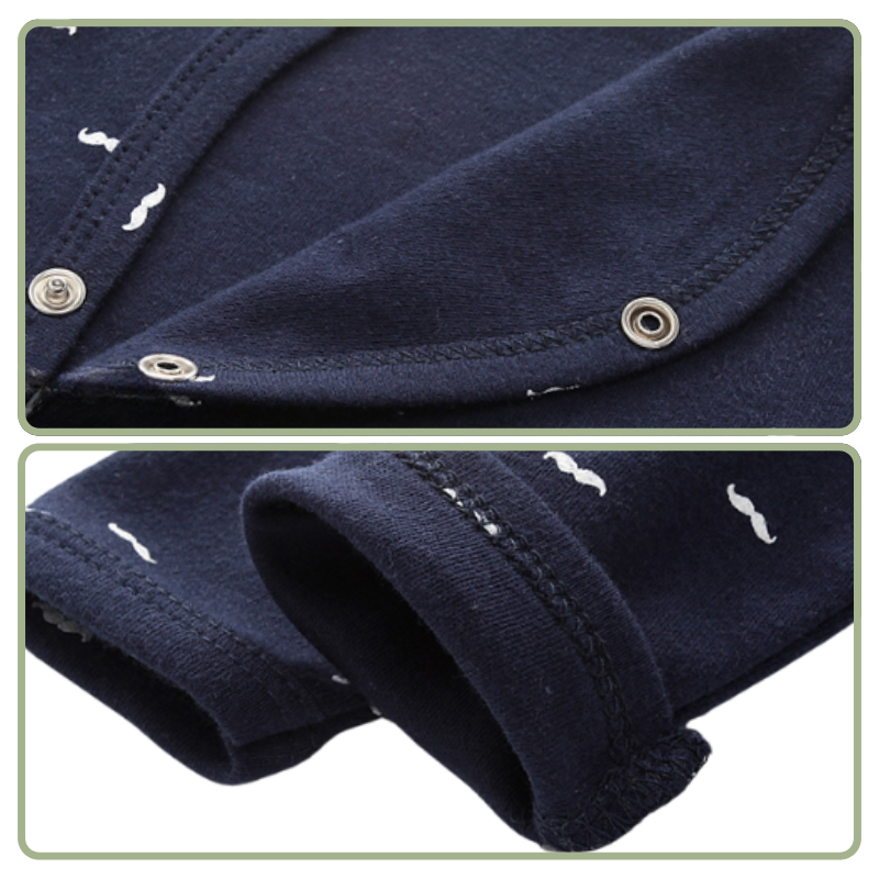 Lot de 3 Pyjamas Grenouillères pour Nouveau-né – Confort Absolu Jour et Nuit