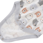 Lot de 4 Bodies Bébé Unisexe à Manches Courtes – Avec et Sans Motifs