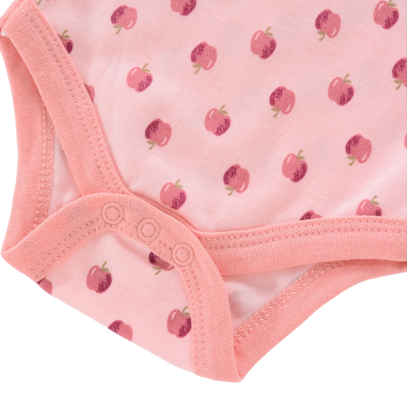 Lot de 4 Bodies Bébé Unisexe à Manches Courtes – Avec et Sans Motifs