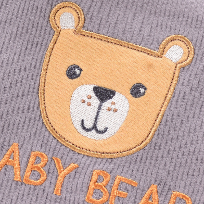 Lot de 4 Bodies Bébé Unisexe à Manches Courtes – Avec et Sans Motifs