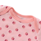 Lot de 4 Bodies Bébé Unisexe à Manches Courtes – Avec et Sans Motifs