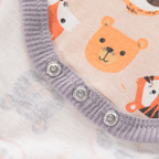 Lot de 4 Bodies Bébé Unisexe à Manches Courtes – Avec et Sans Motifs