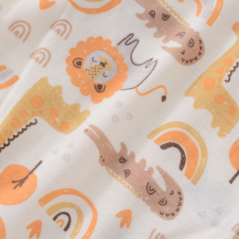 Lot de 4 Bodies Bébé Unisexe à Manches Courtes – Avec et Sans Motifs