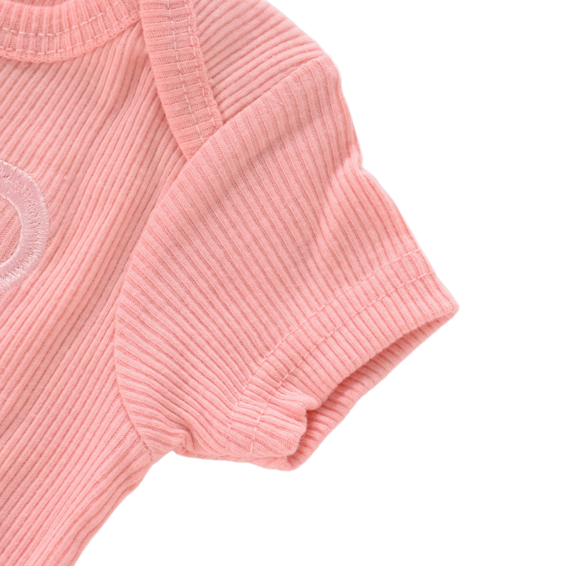 Lot de 4 Bodies Bébé Unisexe à Manches Courtes – Avec et Sans Motifs