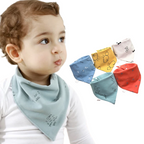 Lot de 5 Bavoirs Bandanas pour Bébé – Bambino