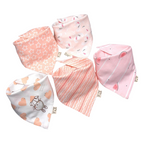 Lot de 5 Bavoirs Bandanas pour Bébé – Bambino