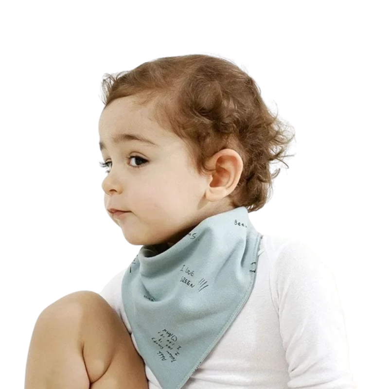 Lot de 5 Bavoirs Bandanas pour Bébé – Bambino