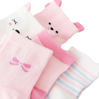 Lot de 5 Paires de Chaussettes en Maille pour Bébés et Enfants