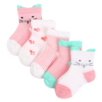 Lot de 5 Paires de Chaussettes en Maille pour Bébés et Enfants