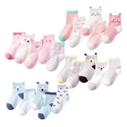 Lot de 5 Paires de Chaussettes en Maille pour Bébés et Enfants