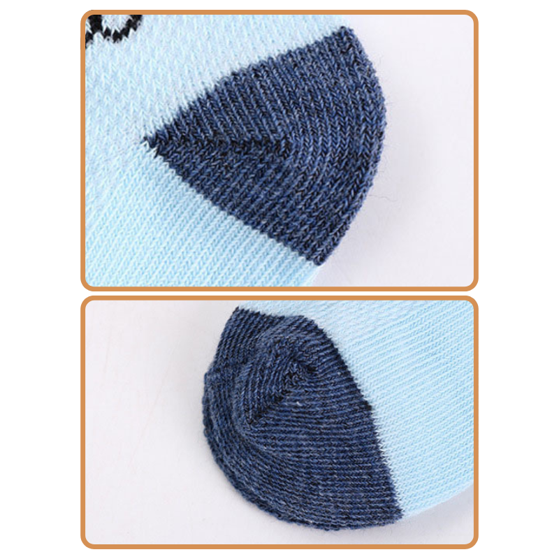 Lot de 5 Paires de Chaussettes en Maille pour Bébés et Enfants