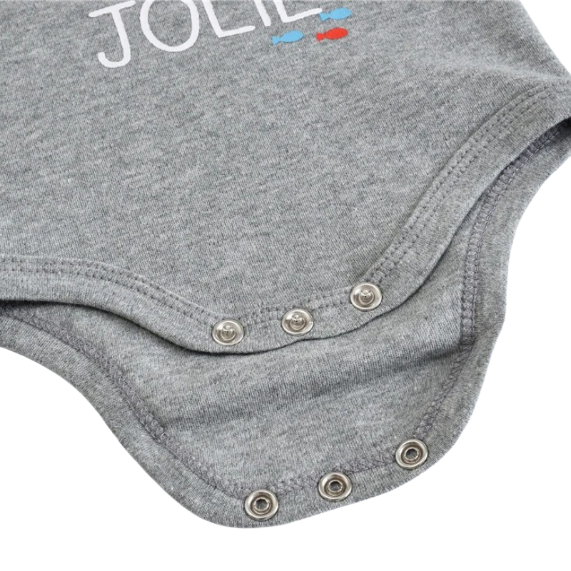 Lot de 6 Bodies Bébé à Manches Longues – 100% Coton
