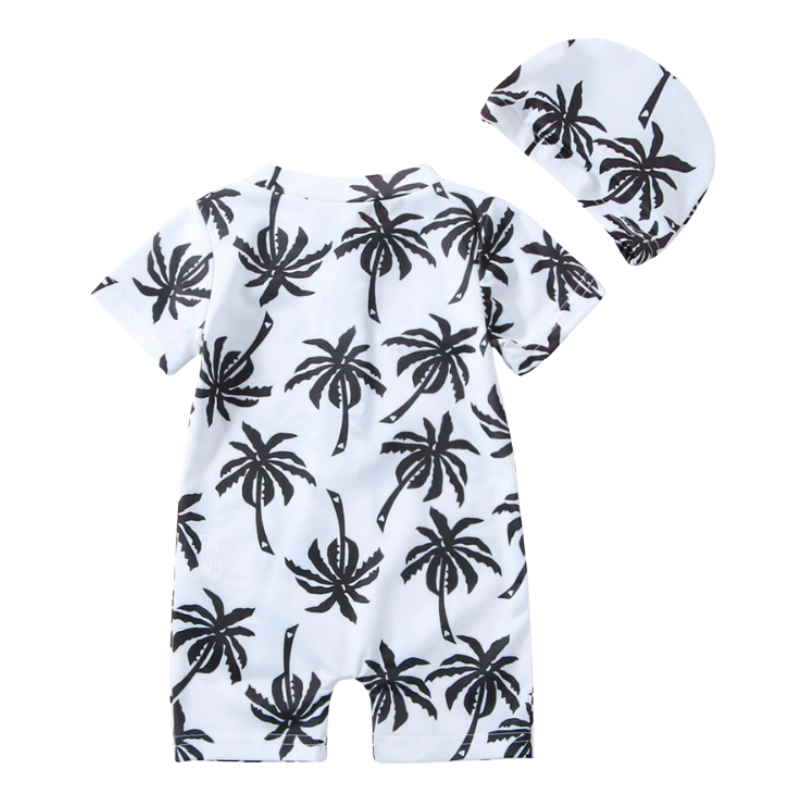 Maillot de Bain Enfant Palmeira avec Bonnet Offert