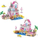 Maison de Plage en Blocs de Construction pour Enfants – 822 Pièces
