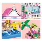Maison de Plage en Blocs de Construction pour Enfants – 822 Pièces