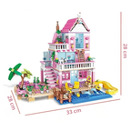 Maison de Plage en Blocs de Construction pour Enfants – 822 Pièces