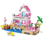 Maison de Plage en Blocs de Construction pour Enfants – 822 Pièces
