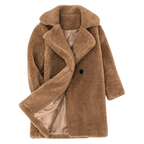 Manteau Croisé en Laine pour Fille