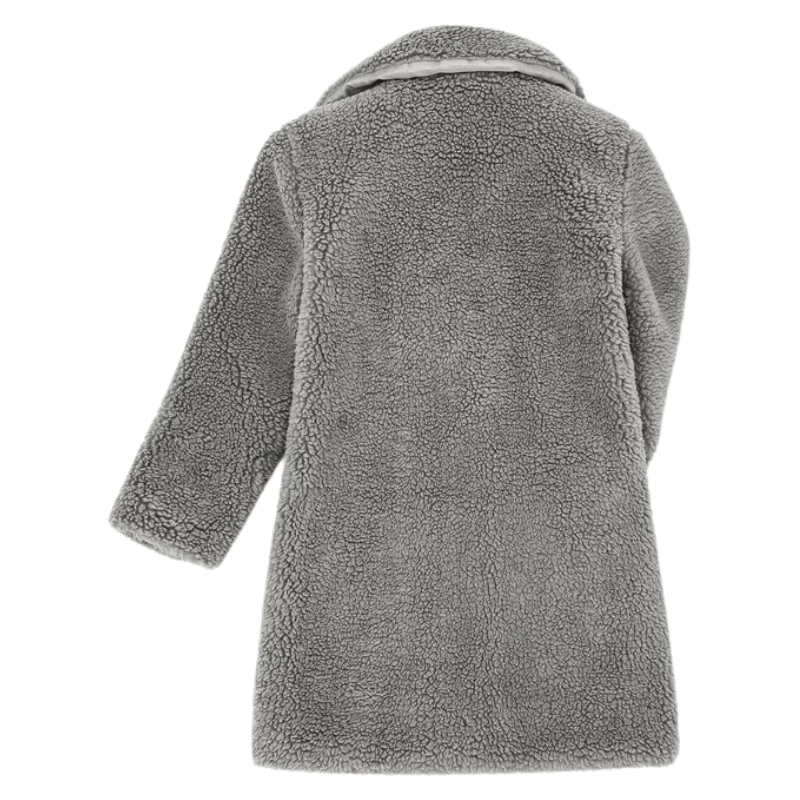 Manteau Croisé en Laine pour Fille