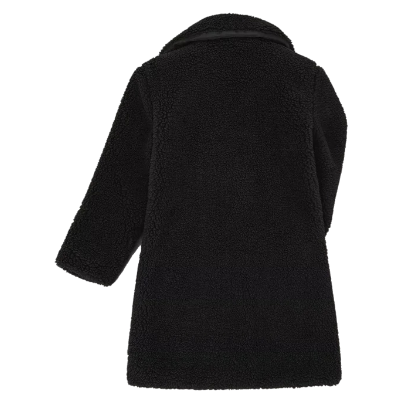 Manteau Croisé en Laine pour Fille