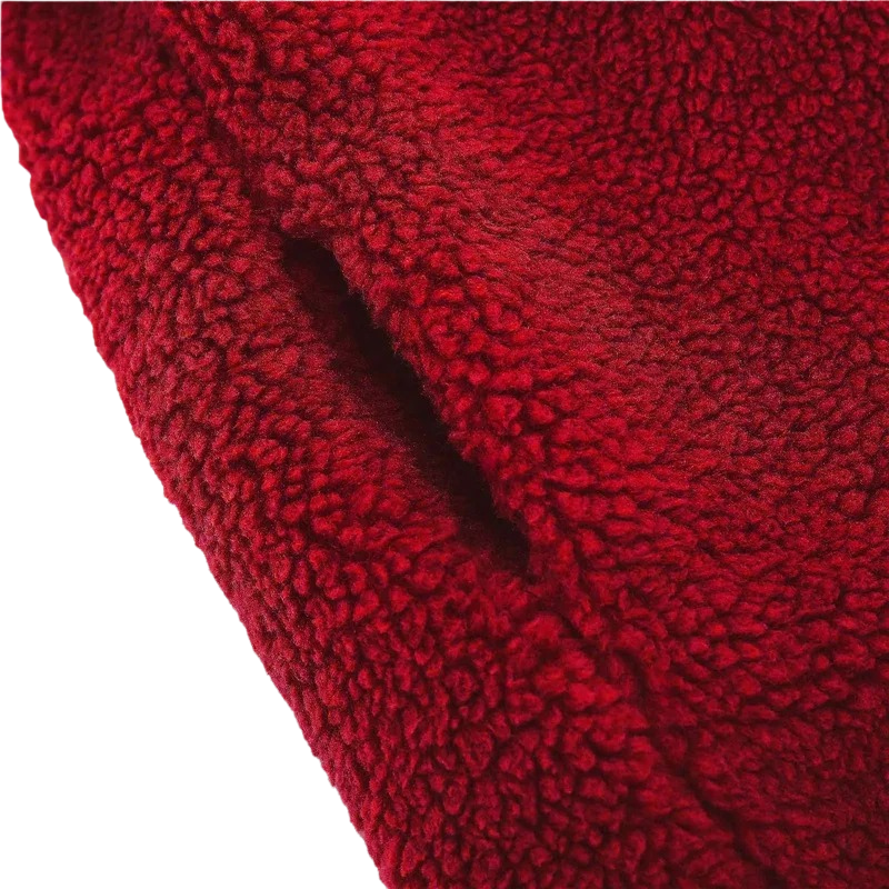 Manteau Croisé en Laine pour Fille