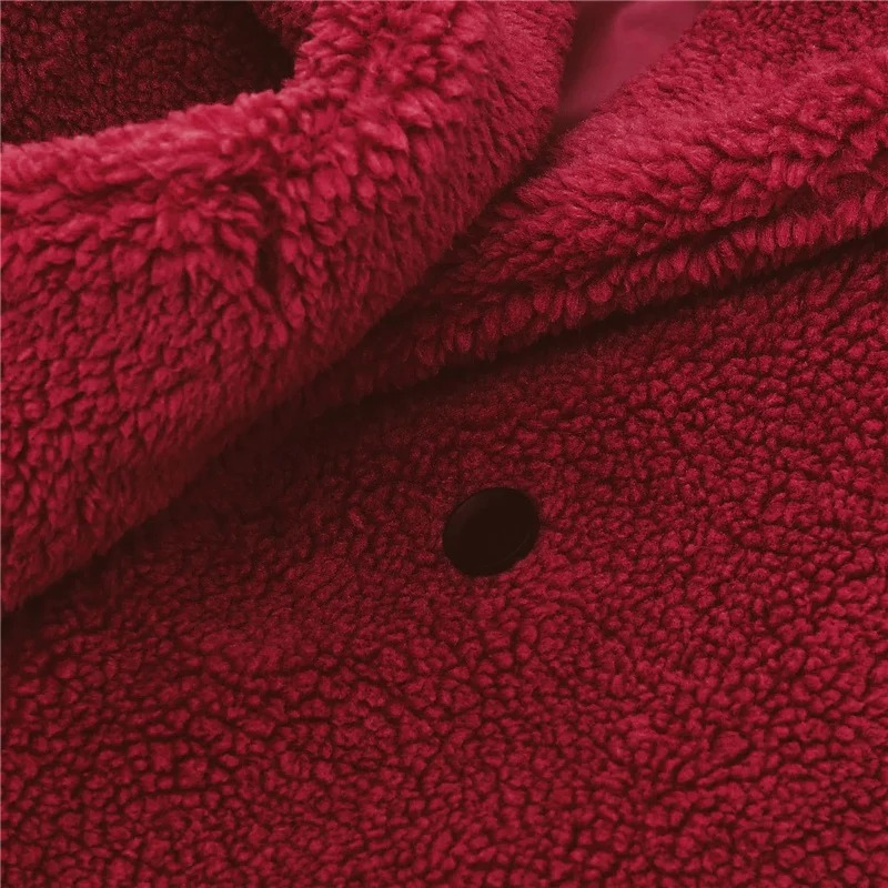 Manteau Croisé en Laine pour Fille
