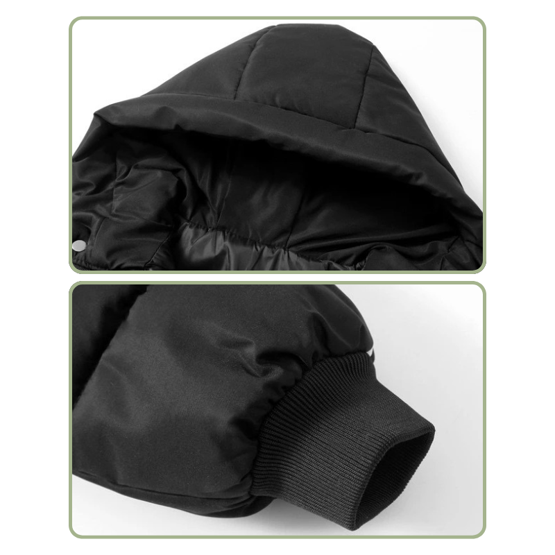 Manteau Enfant Croisé à Capuche