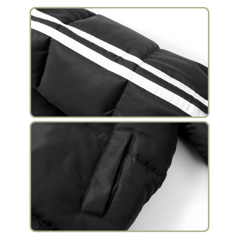 Manteau Enfant Croisé à Capuche