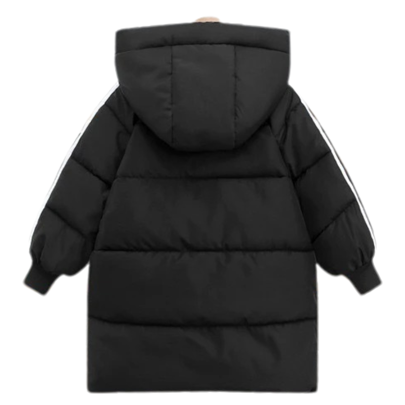 Manteau Enfant Croisé à Capuche