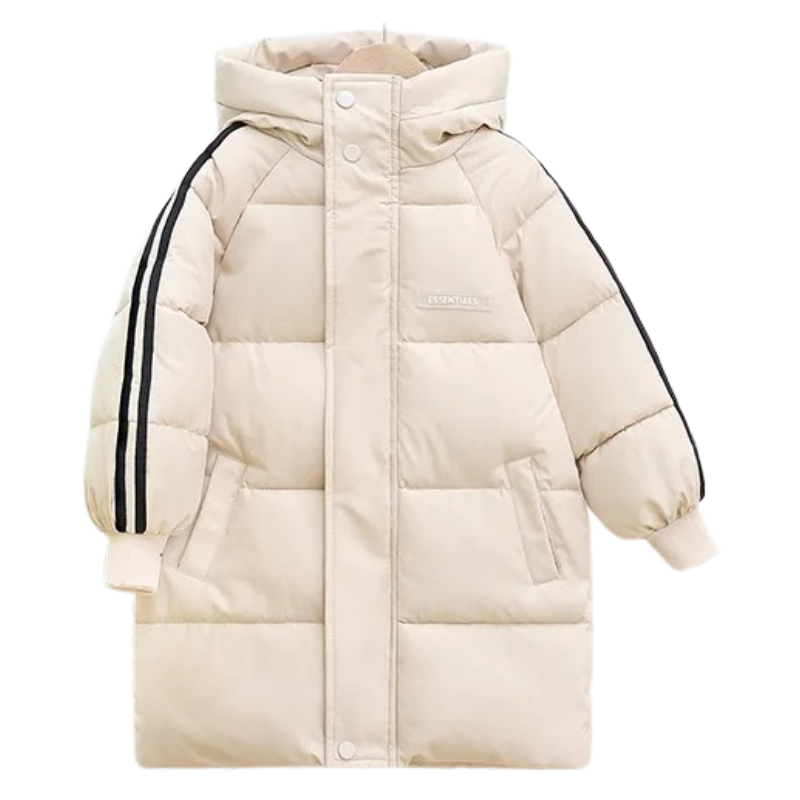 Manteau Enfant Croisé à Capuche