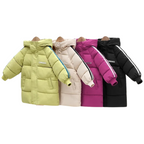 Manteau Enfant Croisé à Capuche