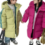 Manteau Enfant Croisé à Capuche