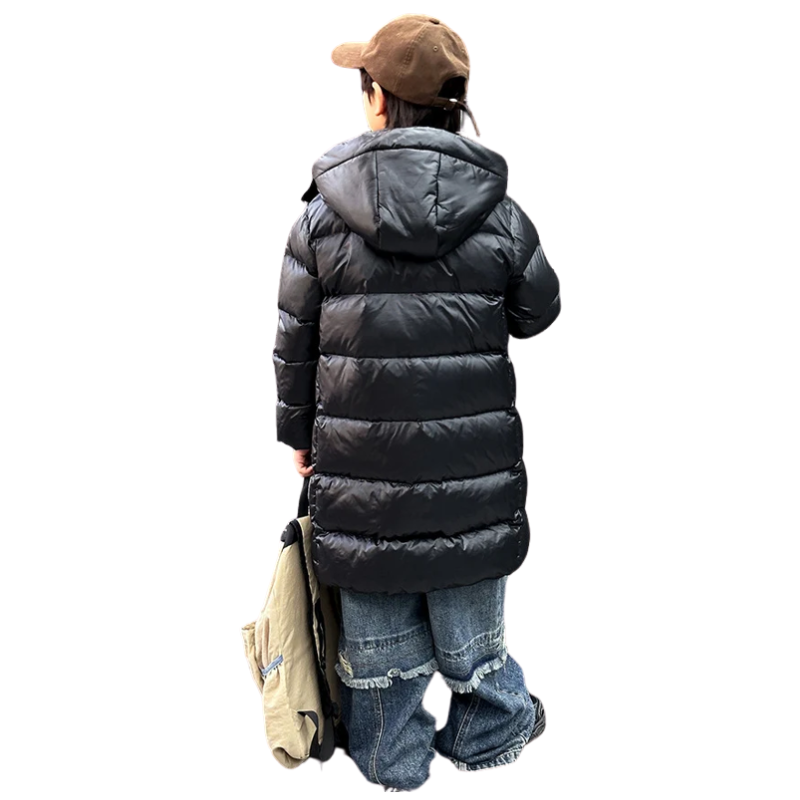 Manteau Puffer Enfant Long Unisexe